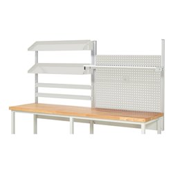 Rau System-Aufbau Komplettset 05, für Produktbreite 2500 mm, RAL7035/RAL7035