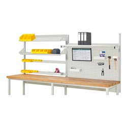 Rau System-Aufbau Komplettset 05, für Produktbreite 3000 mm, RAL7035/RAL7035