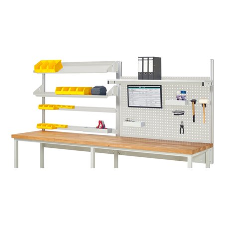 Rau System-Aufbau Komplettset 05, für Produktbreite 3000 mm, RAL7035/RAL7035