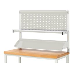 Rau System-Aufbau (Komplettset-01 B1250 mm), zur Montage auf Arbeitsplatte, RAL7035