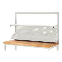 Rau System-Aufbau (Komplettset-01 B1500 mm), zur Montage auf Arbeitsplatte, RAL7035