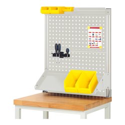 Rau System-Aufbau (Komplettset-02 B750 mm), zur Montage auf Arbeitsplatte, RAL7035