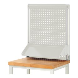 Rau System-Aufbau (Komplettset-02 B750 mm), zur Montage auf Arbeitsplatte, RAL7035