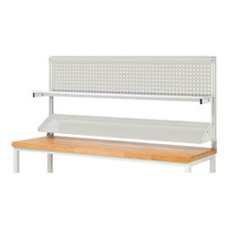 Rau System-Aufbau (Komplettset-01 B2000 mm), zur Montage auf Arbeitsplatte, RAL7035