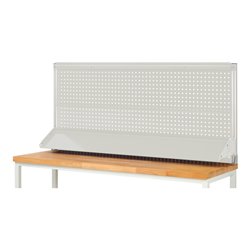 Rau System-Aufbau (Komplettset-02 B2000 mm), zur Montage auf Arbeitsplatte, RAL7035