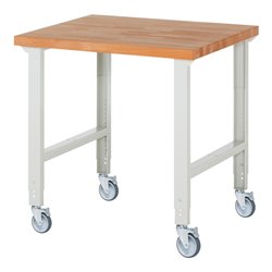 Rau Fahrbare Werkbank höhenverstellbar 7000-1, B1000xT900xH950-1000mm