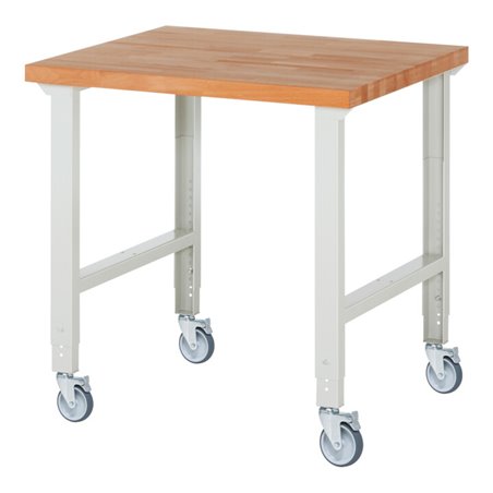 Rau Fahrbare Werkbank höhenverstellbar 7000-1, B1000xT900xH950-1000mm