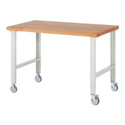 Rau Fahrbare Werkbank höhenverstellbar 7000-1, B1500xT900xH950-1000mm