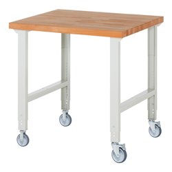 Rau Fahrbare Werkbank höhenverstellbar 7000-1, B1000xT900xH950-1000mm