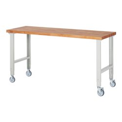 Rau Fahrbare Werkbank höhenverstellbar 7000-1, B2000xT700xH950-1000mm