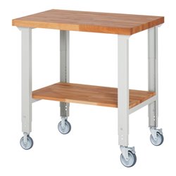 Rau Fahrbare Werkbank höhenverstellbar 7000-7, B1000xT700xH950-1000mm