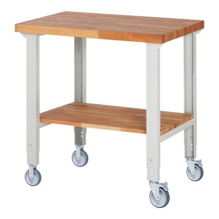 Rau Fahrbare Werkbank höhenverstellbar 7000-7, B1000xT700xH950-1000mm