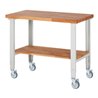 Rau Fahrbare Werkbank höhenverstellbar 7000-7, B1250xT700xH950-1000mm