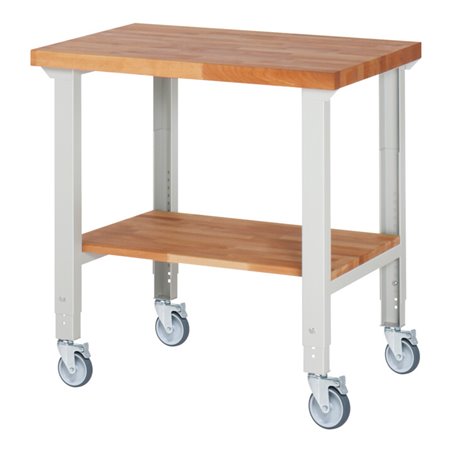 Rau Fahrbare Werkbank höhenverstellbar 7000-7, B1000xT700xH950-1000mm