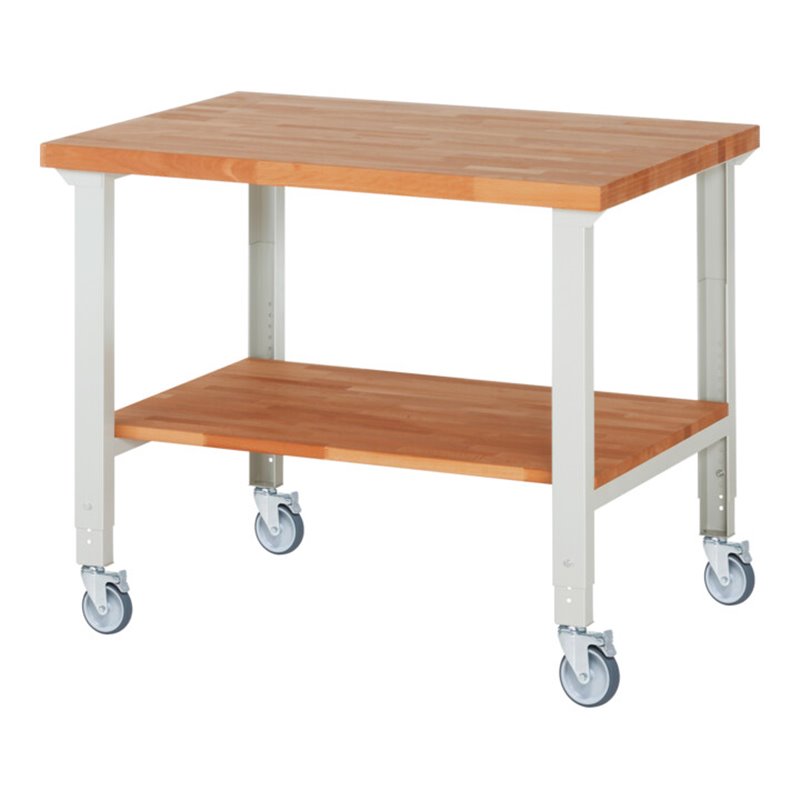 Rau Fahrbare Werkbank höhenverstellbar 7000-7, B1250xT900xH950-1000mm