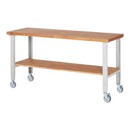 Rau Fahrbare Werkbank höhenverstellbar 7000-7, B2000xT700xH950-1000mm