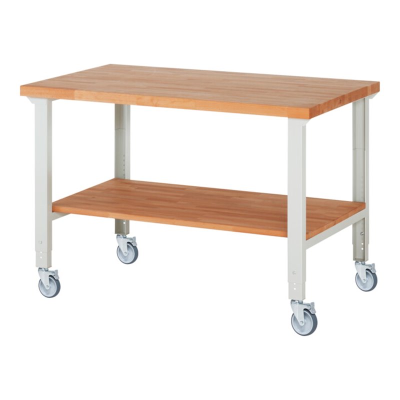 Rau Fahrbare Werkbank höhenverstellbar 7000-7, B1500xT900xH950-1000mm