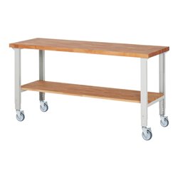 Rau Fahrbare Werkbank höhenverstellbar 7000-7, B2000xT700xH950-1000mm