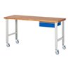 Rau Fahrbare Werkbank höhenverstellbar 7001A1, B2000xT700xH950-1000mm