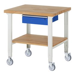 Rau Fahrbare Werkbank höhenverstellbar 7001A7, B1000xT900xH950-1000mm