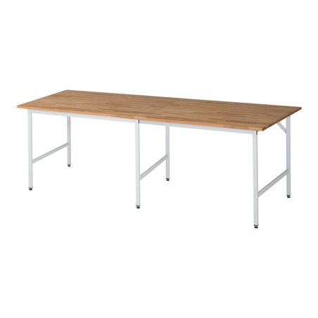 Rau Arbeitstisch Jerry höhenverstellbar, B2500xT1000xH800-850mm, B-Platte-25mm