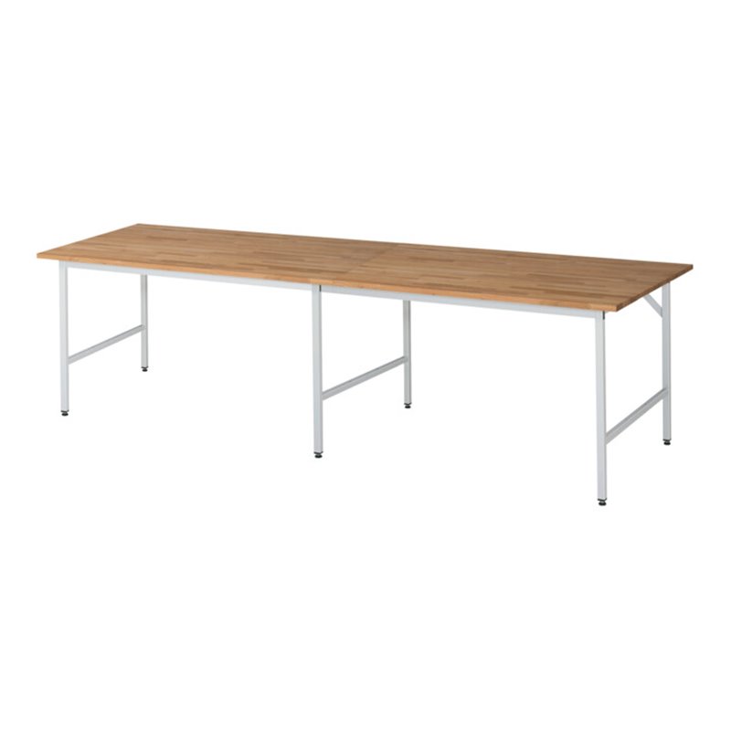 Rau Arbeitstisch Jerry höhenverstellbar, B3000xT1000xH800-850mm, B-Platte-25mm