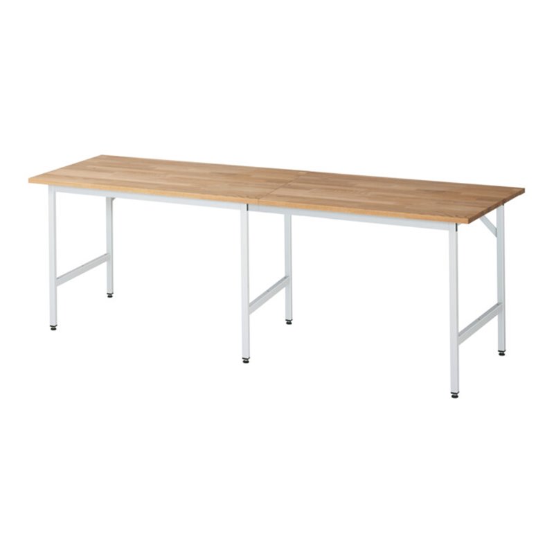 Rau Arbeitstisch Jerry höhenverstellbar, B2500xT800xH800-850mm, B-Platte-25mm