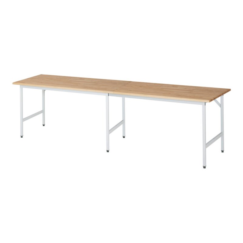 Rau Arbeitstisch Jerry höhenverstellbar, B3000xT800xH800-850mm, B-Platte-25mm