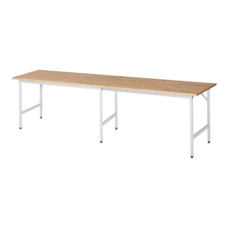 Rau Arbeitstisch Jerry höhenverstellbar, B3000xT800xH800-850mm, B-Platte-25mm