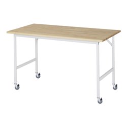 Rau Fahrbarer Arbeitstisch Jerry (4 LR), B1500xT800xH900mm, B-Platte-25mm