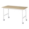 Rau Fahrbarer Arbeitstisch Jerry (4 LR), B1500xT800xH900mm, B-Platte-25mm