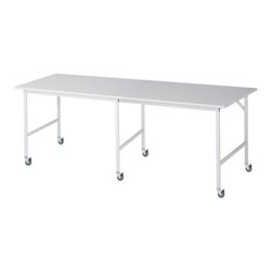 Rau Fahrbarer Arbeitstisch Jerry (6 LR), B2500xT1000xH900mm, M-Platte-22mm