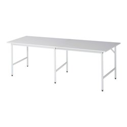 Rau Arbeitstisch Jerry höhenverstellbar, B2500xT1000xH800-850mm, M-Platte-22mm