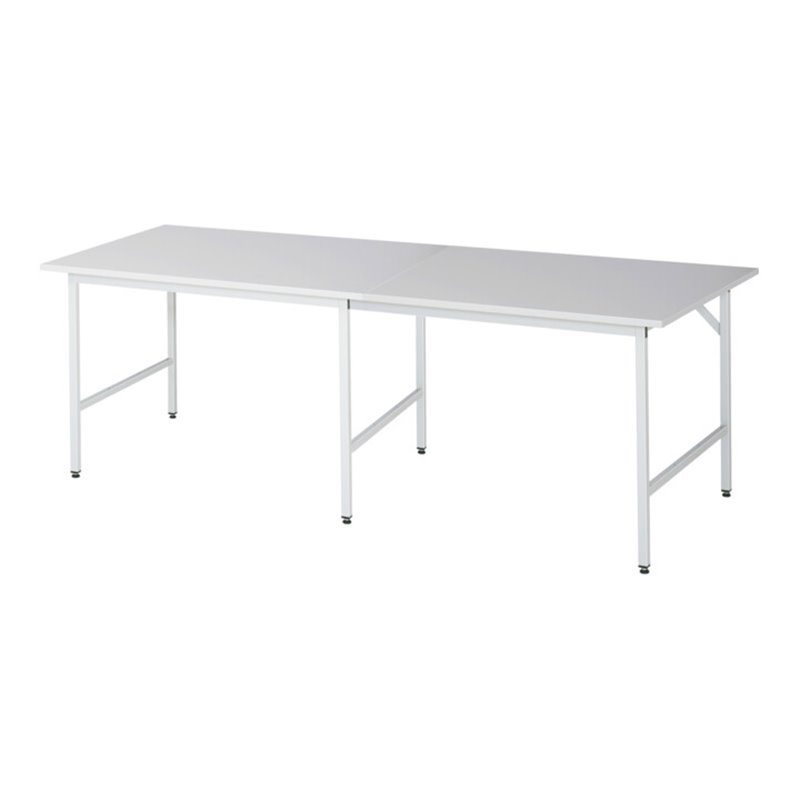 Rau Arbeitstisch Jerry höhenverstellbar, B2500xT1000xH800-850mm, M-Platte-22mm