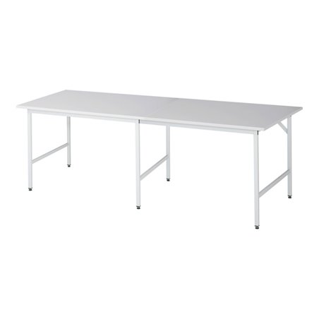 Rau Arbeitstisch Jerry höhenverstellbar, B2500xT1000xH800-850mm, M-Platte-22mm