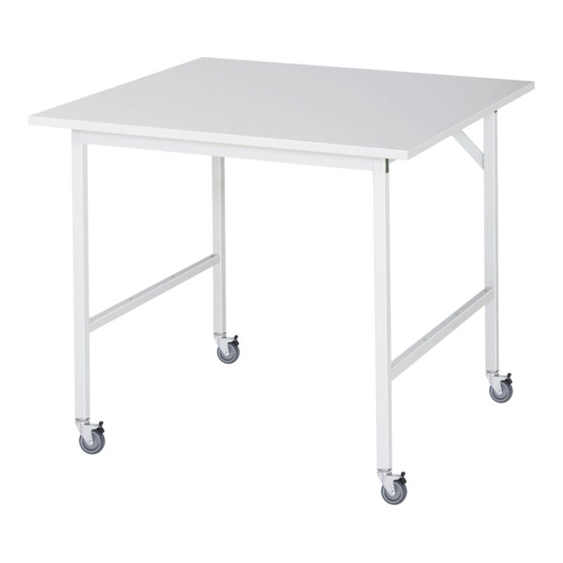 Rau Fahrbarer Arbeitstisch Jerry (4 LR), B1000xT1000xH900mm, M-Platte-22mm