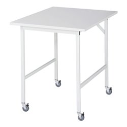 Rau Fahrbarer Arbeitstisch Jerry (4 LR), B750xT1000xH900mm, M-Platte-22mm