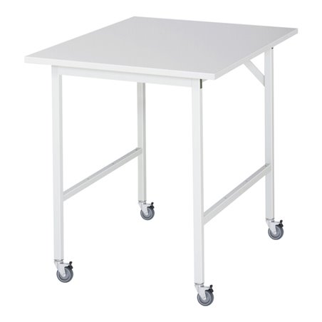 Rau Fahrbarer Arbeitstisch Jerry (4 LR), B750xT1000xH900mm, M-Platte-22mm