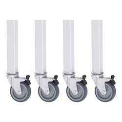 Rau Fahrbarer Arbeitstisch Jerry (4 LR), B750xT1000xH900mm, M-Platte-22mm