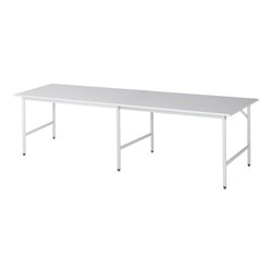 Rau Arbeitstisch Jerry höhenverstellbar, B3000xT1000xH800-850mm, M-Platte-22mm