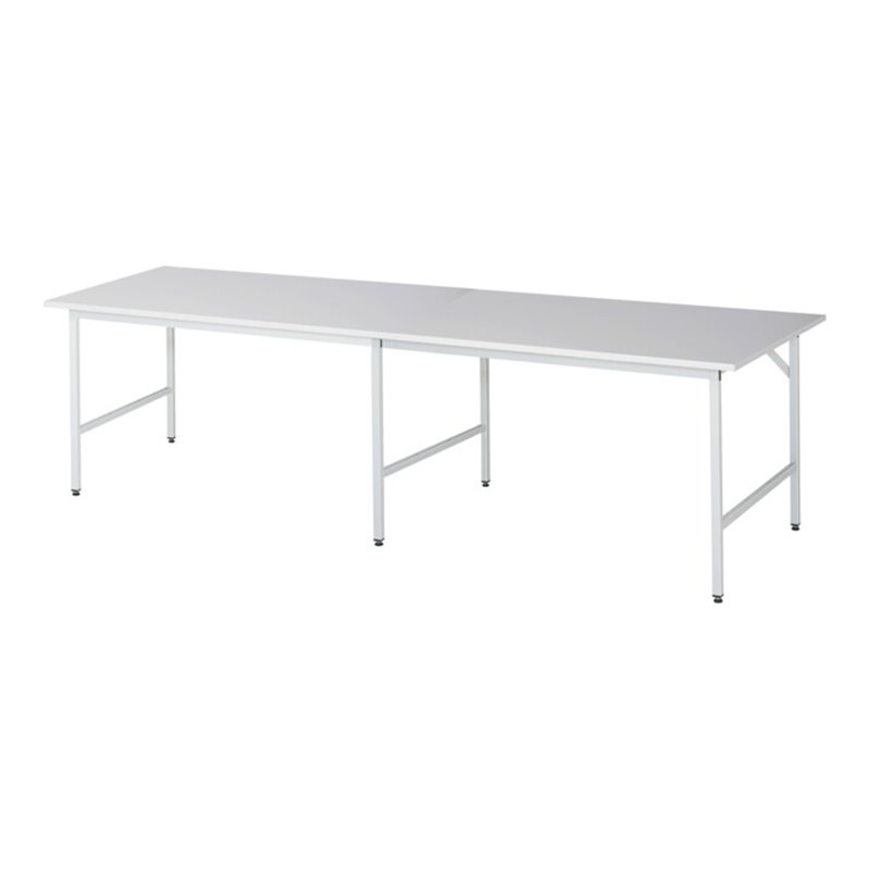 Rau Arbeitstisch Jerry höhenverstellbar, B3000xT1000xH800-850mm, M-Platte-22mm