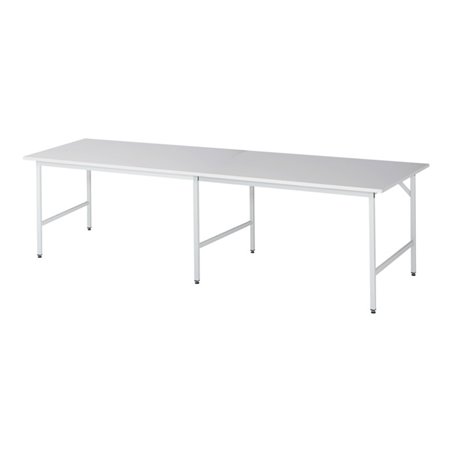Rau Arbeitstisch Jerry höhenverstellbar, B3000xT1000xH800-850mm, M-Platte-22mm