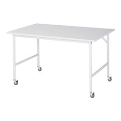Rau Fahrbarer Arbeitstisch Jerry (4 LR), B1500xT1000xH900mm, M-Platte-22mm