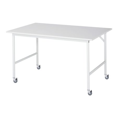 Rau Fahrbarer Arbeitstisch Jerry (4 LR), B1500xT1000xH900mm, M-Platte-22mm