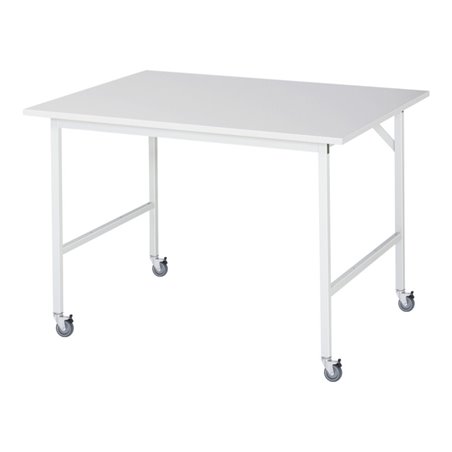 Rau Fahrbarer Arbeitstisch Jerry (4 LR), B1250xT1000xH900mm, M-Platte-22mm