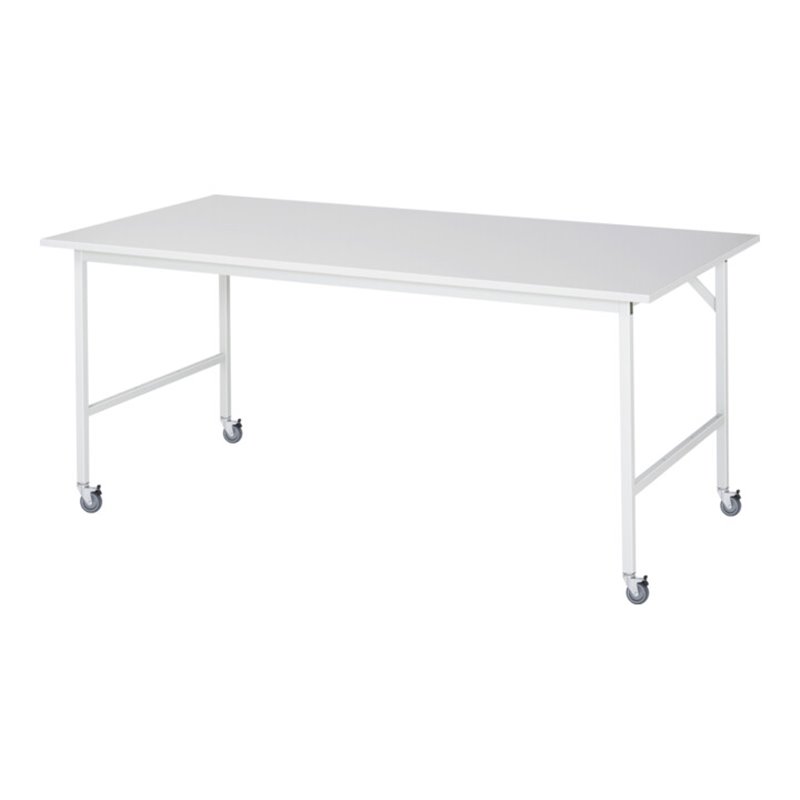 Rau Fahrbarer Arbeitstisch Jerry (4 LR), B2000xT1000xH900mm, M-Platte-22mm