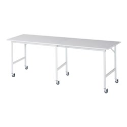 Rau Fahrbarer Arbeitstisch Jerry (6 LR), B2500xT800xH900mm, M-Platte-22mm