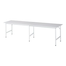 Rau Arbeitstisch Jerry höhenverstellbar, B3000xT800xH800-850mm, M-Platte-22mm