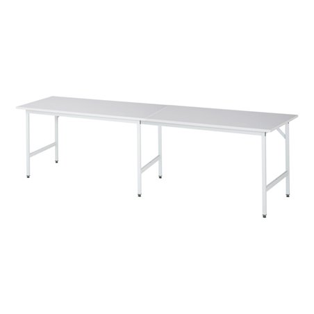 Rau Arbeitstisch Jerry höhenverstellbar, B3000xT800xH800-850mm, M-Platte-22mm