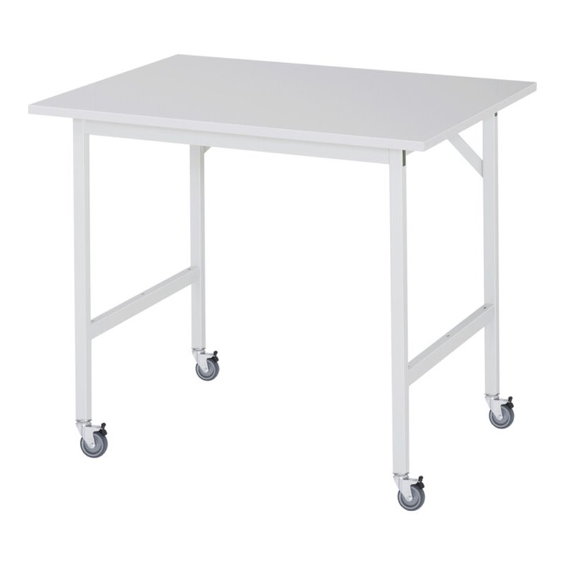 Rau Fahrbarer Arbeitstisch Jerry (4 LR), B1000xT800xH900mm, M-Platte-22mm